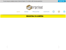 Tablet Screenshot of calentadoresenterprise.com